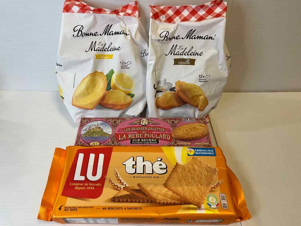 ボンヌママン　マドレーヌ　LUのビスケット　ラ・メール・プラール　クッキー
焼き菓子
