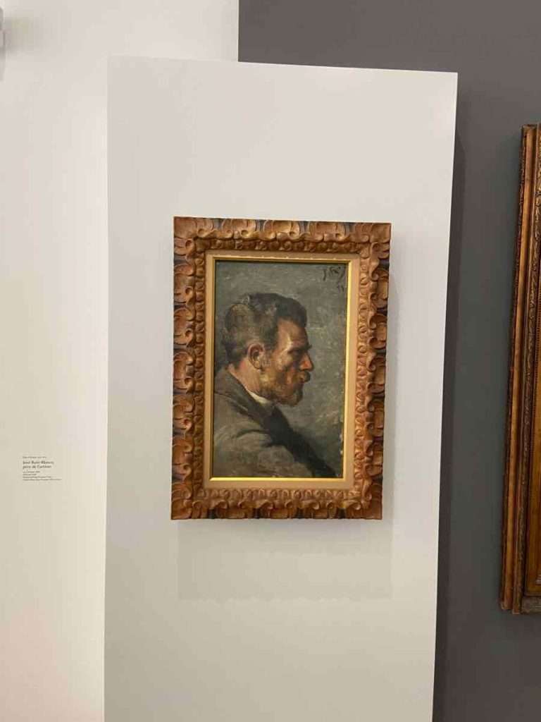 José Ruiz Blasco, père de l'artiste 油絵