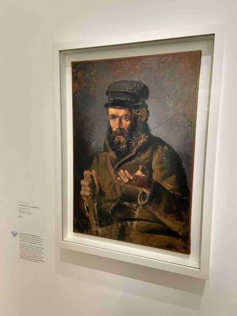 油絵「L'Homme à la casquette」(帽子を被った男性)