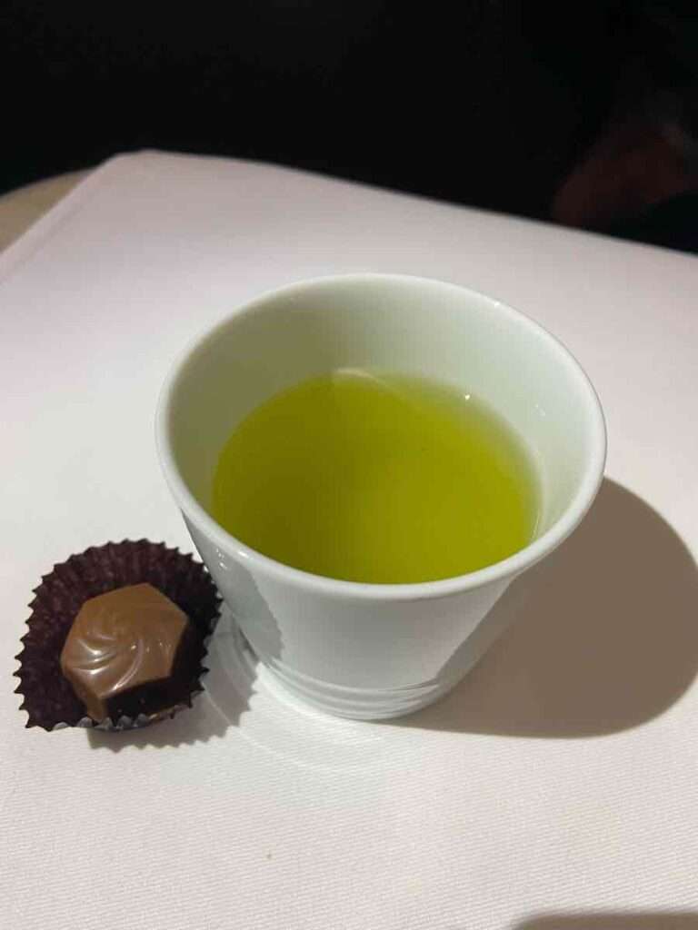緑茶とチョコレート