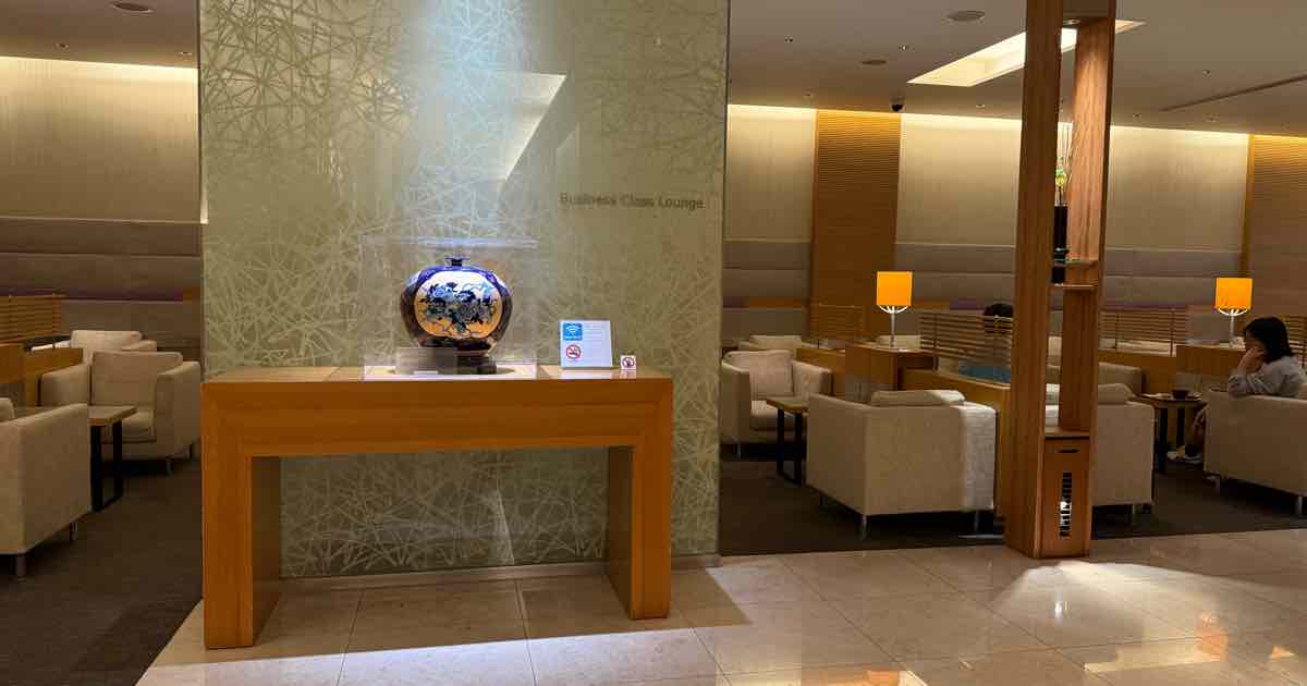 成田空港第2ターミナルにあるチャイナエアラインの空港ラウンジ